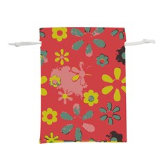 Flowers Pattern Lightweight Drawstring Pouch (s)