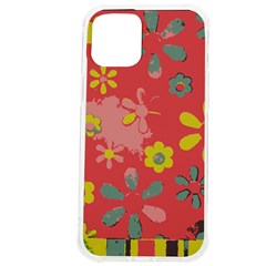 Flowers Pattern Iphone 12 Pro Max Tpu Uv Print Case