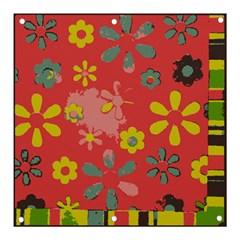 Flowers Pattern Banner and Sign 3  x 3 