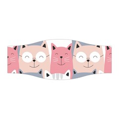 Cute Seamless Pattern With Cats Stretchable Headband by Simbadda