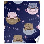 Cute Kittens Sleep Sweetly Mugs Canvas 8  x 10  8.15 x9.66  Canvas - 1