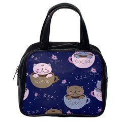 Cute Kittens Sleep Sweetly Mugs Classic Handbag (one Side) by Simbadda