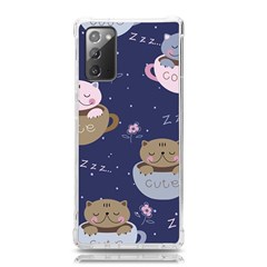 Cute Kittens Sleep Sweetly Mugs Samsung Galaxy Note 20 Tpu Uv Case by Simbadda