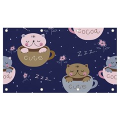 Cute Kittens Sleep Sweetly Mugs Banner And Sign 7  X 4  by Simbadda