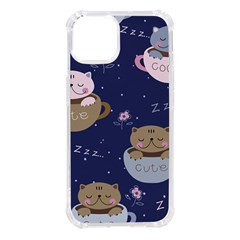 Cute Kittens Sleep Sweetly Mugs Iphone 14 Tpu Uv Print Case by Simbadda