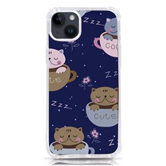 Cute Kittens Sleep Sweetly Mugs Iphone 14 Plus Tpu Uv Print Case