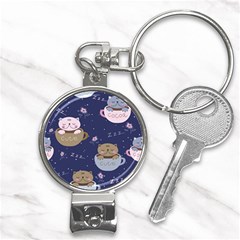 Cute Kittens Sleep Sweetly Mugs Nail Clippers Key Chain by Simbadda