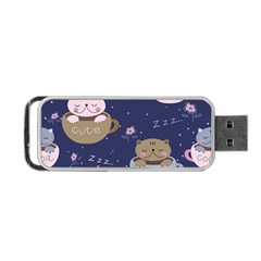 Cute Kittens Sleep Sweetly Mugs Portable Usb Flash (one Side) by Simbadda