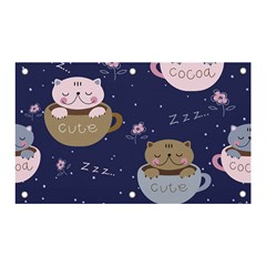 Cute Kittens Sleep Sweetly Mugs Banner And Sign 5  X 3  by Simbadda