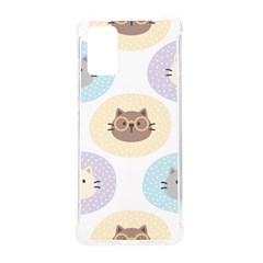 Cute Cat Seamless Pattern Background Samsung Galaxy S20plus 6 7 Inch Tpu Uv Case by Simbadda