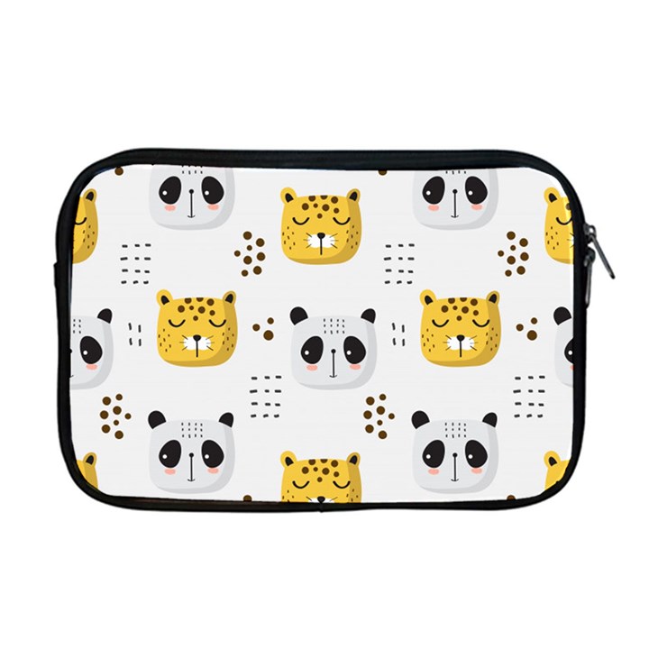 Seamless Pattern Cute Animals Apple MacBook Pro 17  Zipper Case