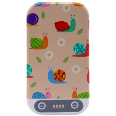 Seamless Pattern Cute Snail With Flower Leaf Sterilizers by Simbadda