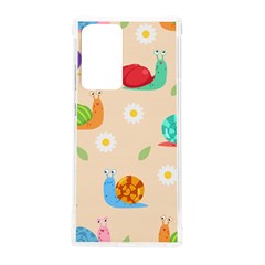 Seamless Pattern Cute Snail With Flower Leaf Samsung Galaxy Note 20 Ultra Tpu Uv Case by Simbadda