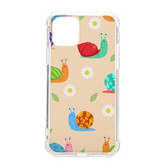 Seamless Pattern Cute Snail With Flower Leaf Iphone 11 Pro 5 8 Inch Tpu Uv Print Case by Simbadda