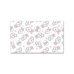 Cute Pattern With Easter Bunny Egg Sticker Rectangular (10 Pack) by Simbadda