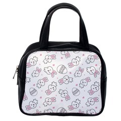 Cute Pattern With Easter Bunny Egg Classic Handbag (one Side) by Simbadda