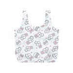 Cute Pattern With Easter Bunny Egg Full Print Recycle Bag (S) Front