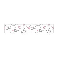 Cute Pattern With Easter Bunny Egg Premium Plush Fleece Scarf (mini) by Simbadda