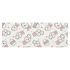 Cute Pattern With Easter Bunny Egg Banner And Sign 8  X 3  by Simbadda