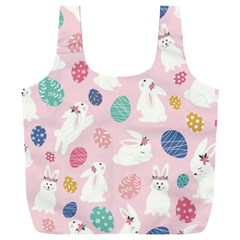 Cute Bunnies Easter Eggs Seamless Pattern Full Print Recycle Bag (xxxl) by Simbadda