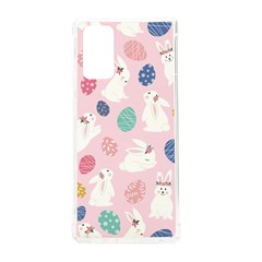 Cute Bunnies Easter Eggs Seamless Pattern Samsung Galaxy Note 20 Tpu Uv Case