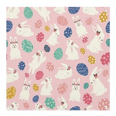 Cute Bunnies Easter Eggs Seamless Pattern Banner And Sign 4  X 4  by Simbadda