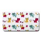 Pattern With Cute Cats Medium Bar Mat 16 x8.5  Bar Mat