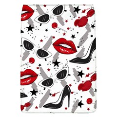 Red Lips Black Heels Pattern Removable Flap Cover (l) by Simbadda