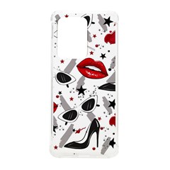 Red Lips Black Heels Pattern Samsung Galaxy S20 Ultra 6 9 Inch Tpu Uv Case by Simbadda