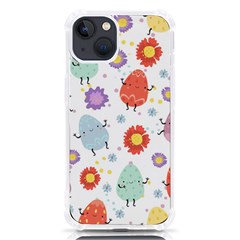 Easter Seamless Pattern With Cute Eggs Flowers Iphone 13 Tpu Uv Print Case