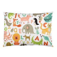 Children Alphabet Seamless Pattern Pillow Case by Simbadda