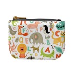 Children Alphabet Seamless Pattern Mini Coin Purse Front