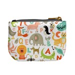 Children Alphabet Seamless Pattern Mini Coin Purse Back