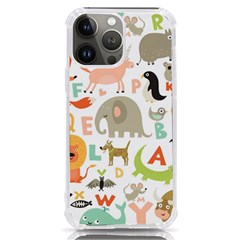 Children Alphabet Seamless Pattern Iphone 13 Pro Max Tpu Uv Print Case