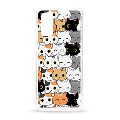 Cute Cat Kitten Cartoon Doodle Seamless Pattern Samsung Galaxy S20 6 2 Inch Tpu Uv Case by Simbadda