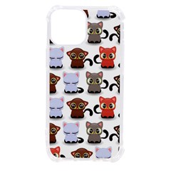 Seamless Pattern With Cute Little Kittens Various Color Iphone 13 Mini Tpu Uv Print Case