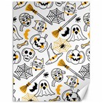 Funny Hand Drawn Halloween Pattern Canvas 12  x 16  11.86 x15.41  Canvas - 1