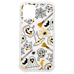 Funny Hand Drawn Halloween Pattern Iphone 12 Mini Tpu Uv Print Case	 by Simbadda