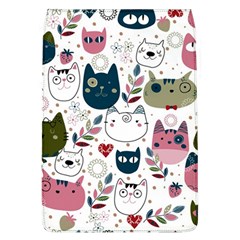 Pattern With Cute Cat Heads Removable Flap Cover (l) by Simbadda