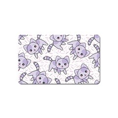 Cats Pattern Design Magnet (name Card) by Simbadda