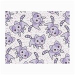 Cats Pattern Design Small Glasses Cloth Front