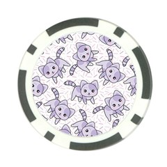 Cats Pattern Design Poker Chip Card Guard (10 Pack) by Simbadda