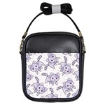 Cats Pattern Design Girls Sling Bag Front