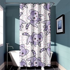 Cats Pattern Design Shower Curtain 36  X 72  (stall)  by Simbadda