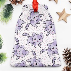 Cats Pattern Design Bell Ornament (two Sides) by Simbadda