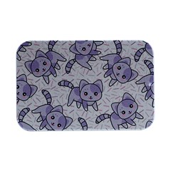 Cats Pattern Design Open Lid Metal Box (silver)   by Simbadda