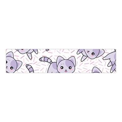 Cats Pattern Design Velvet Scrunchie by Simbadda