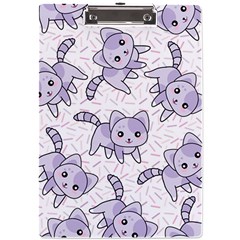 Cats Pattern Design A4 Acrylic Clipboard by Simbadda