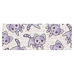 Cats Pattern Design Banner And Sign 8  X 3  by Simbadda