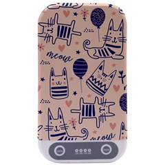 Cute Cats Doodle Seamless Pattern With Funny Characters Sterilizers by Simbadda